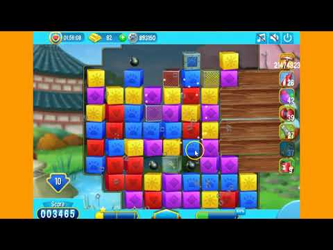 Pet Rescue Saga Level 2017 ~ no boosters ~ Last gift in Panda Party