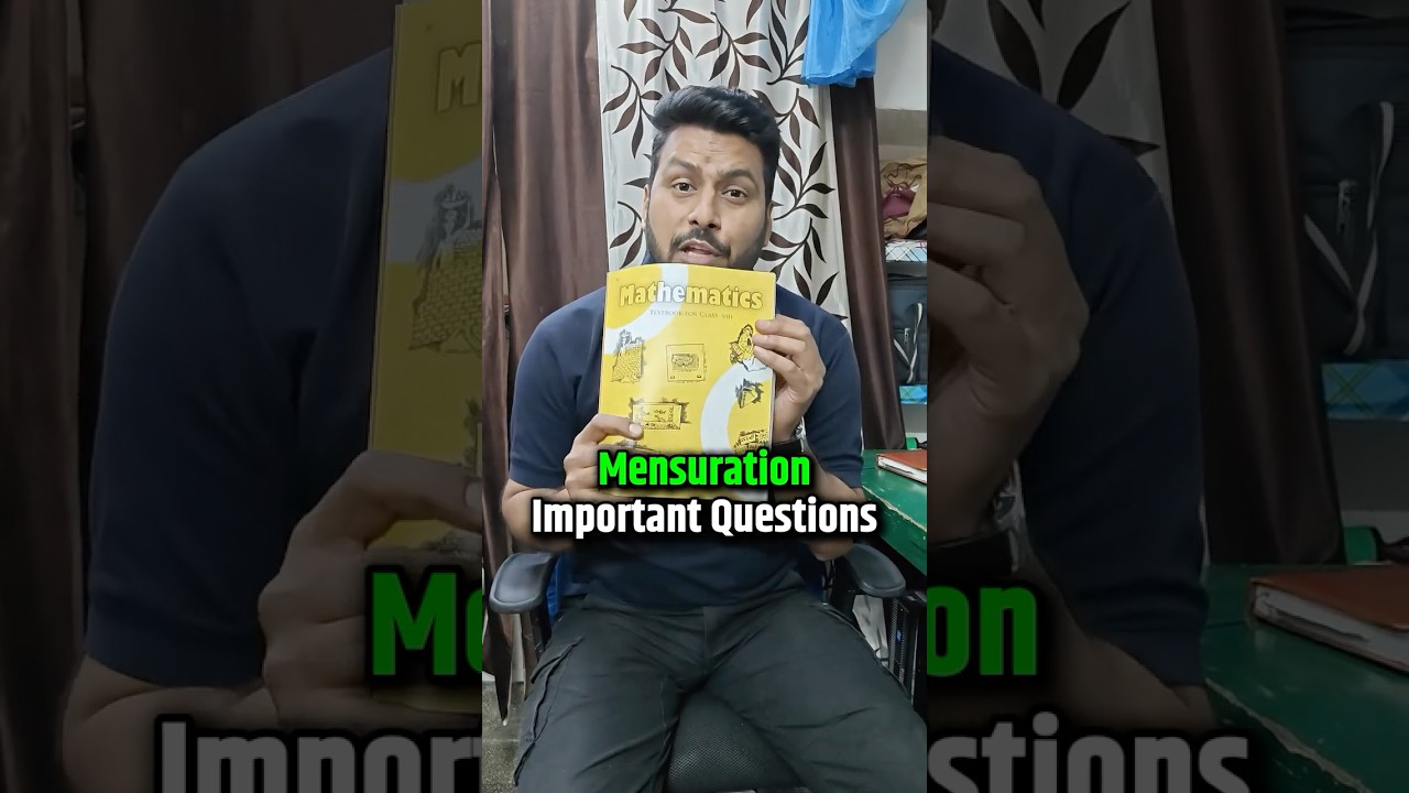 Class 8 Chapter 9 Mensuration Guaranteed Qs in Exam 2025 #shorts #maths #class8