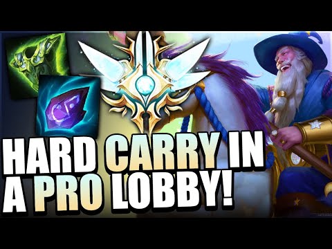 HARD CARRYING IN A PRO LOBBY! - Ranked Conquest - Smite