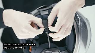 Bluetooth headset pro uzavřené a otevřené přilby INTERPHONE U-COM8R sada twin pack - 2 kusy