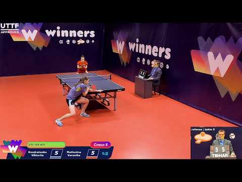 Kondratenko Viktoriia - Matiunina Veronika League of Best Table Tennis 6 20:15 19.12.2020