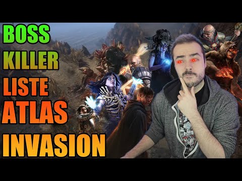 [FR SUB EN] ATLAS INVASION : 10 League Starters Boss killers with PoB !! :D PoE 3.16
