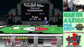 Moal 23 | Rohan (blue) vs m@v (green) | Melee Singles