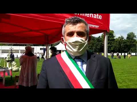 Funerali di Andrea Rinaldi – Il sindaco di Cermenate