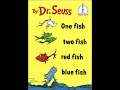 Read Aloud One Fish Two Fish Red Fish Blue Fish