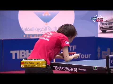 2014 Kuwait Open (ws-sf) ZHU Yuling vs ISHIKAWA Kasumi [HD] [last 2 sets]
