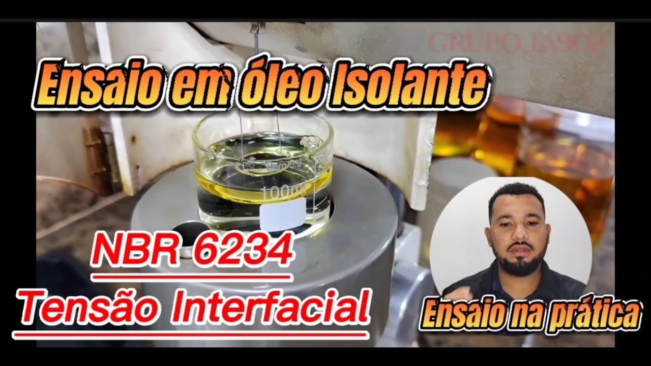 Ensaio de Tensão Interfacial em Óleo Isolante Elétrico