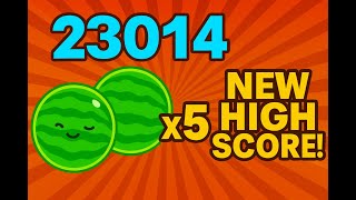 5X DOUBLE WATERMELON | NEW Suika game high score of 23014