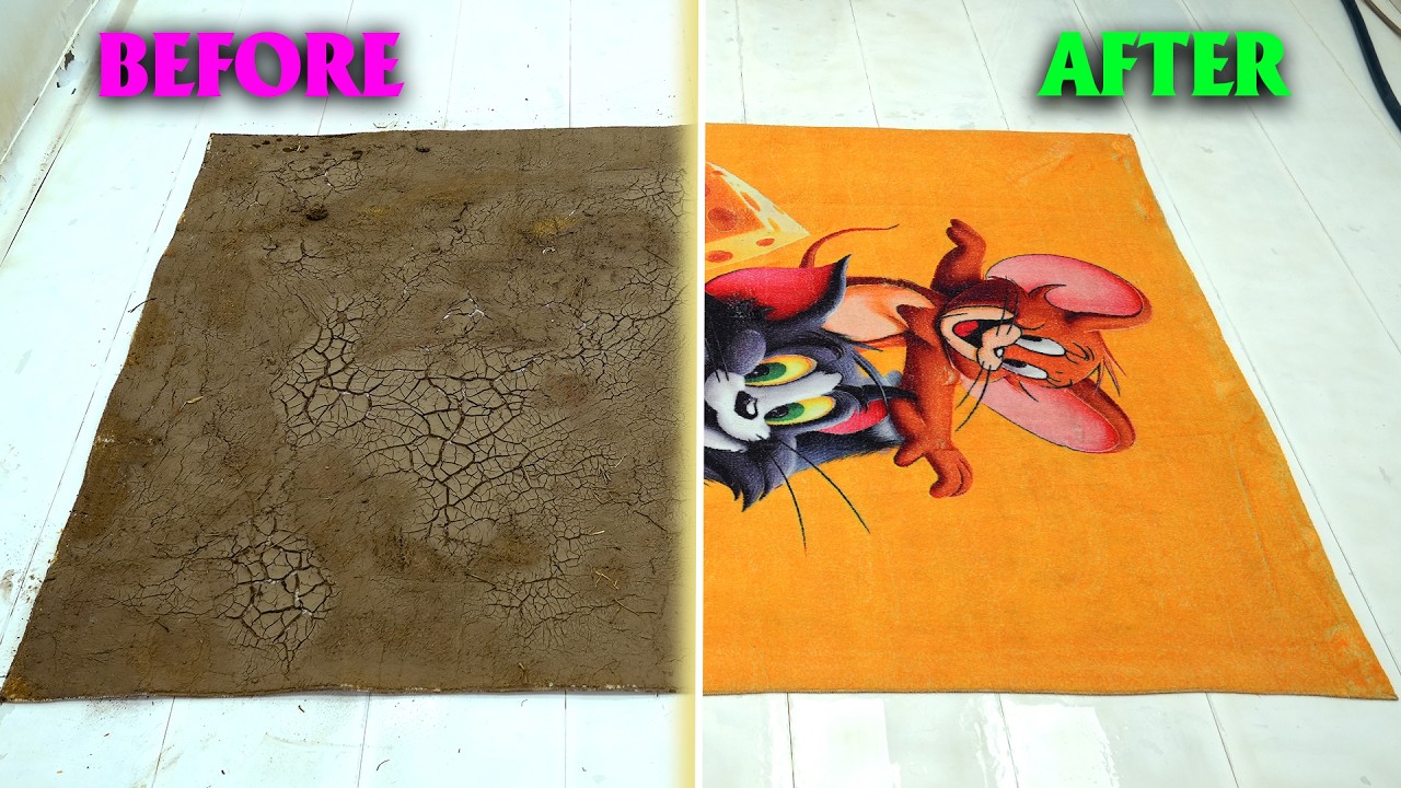 Ultimate Carpet Cleaning ASMR: Satisfying Stain Removal Sounds - Carpet Cleaning ASMR