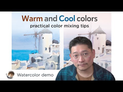 Warm and Cool colors in practical color mixing