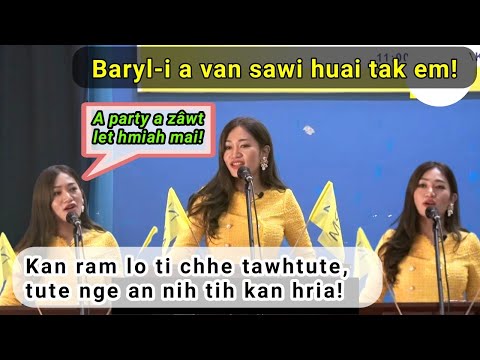 Heilee! Baryl-i'n huaisen takin Zoram ti chhetute chungchang a sawi chhuak hmiah hmiah mai!