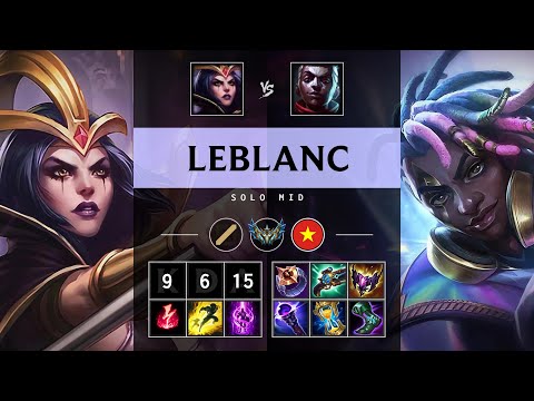 LeBlanc Mid vs Ekko: Killing spree - VN Challenger Patch 14.24