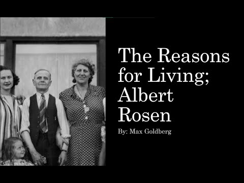 The Reasons for Living; Albert Rosen