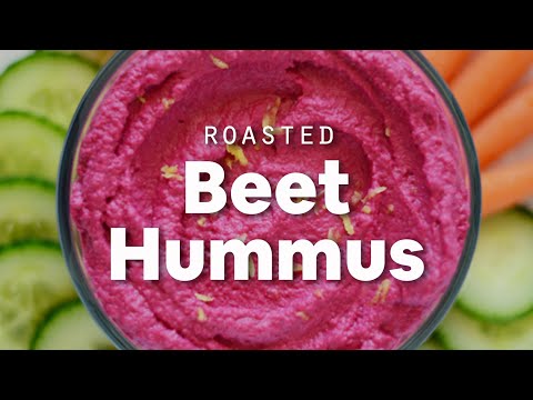 Roasted Beet Hummus | Minimalist Baker Recipes