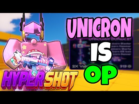 The Unicorn Gun is BROKEN in Roblox Hypershot!