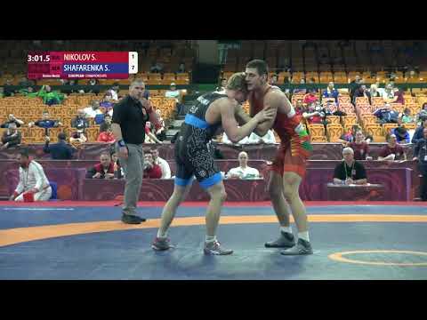BRONZE GR - 82 kg: S. NIKOLOV (BUL) v. S. SHAFARENKA (BLR)