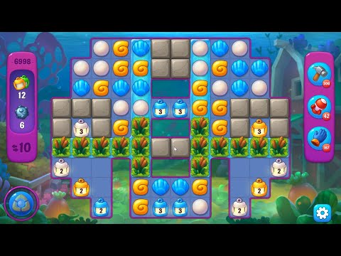 Fishdom 6998 Super Hard Level - 10 moves - NO BooSTERS