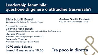 Leadership femminile: questione di genere o attitudine trasversale?