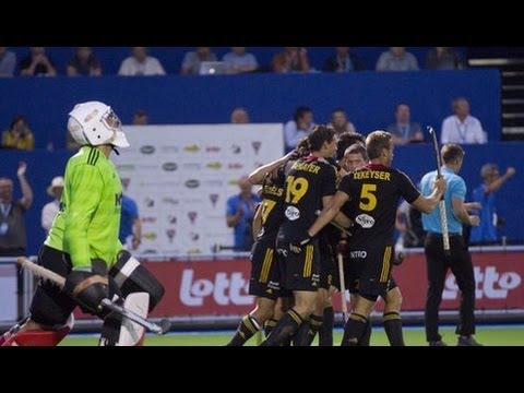 Belgium vs England - Men's Semi Final - EuroHockey Championships Belgium [24/08/13]