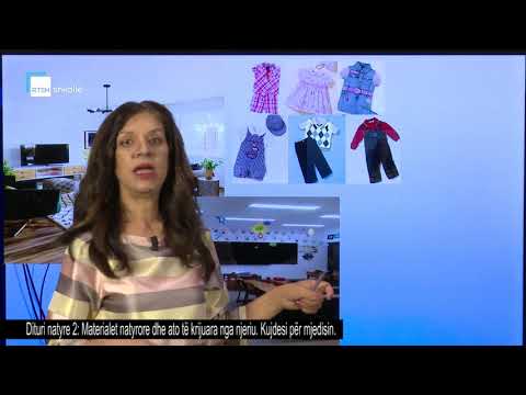 Dituri natyre 2 - Materialet natyrore dhe ato të krijuara nga njeriu. Kujdesi për mjedisin.