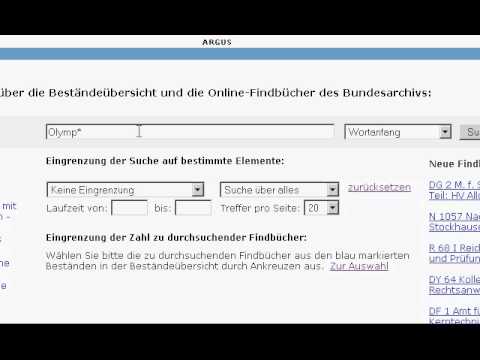 ARGUS Teil 2 Stichwortsuche und Operatoren