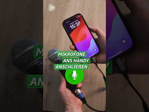 Mikrofon mit Handy verbinden? Ganz einfach!
