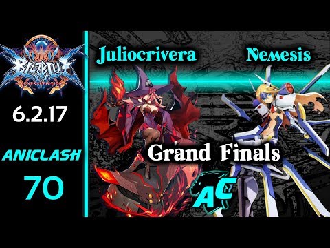 AniClash 70 - Juliocrivera (Nine) vs Nemesis (Mu) Grand Finals Blazblue CF