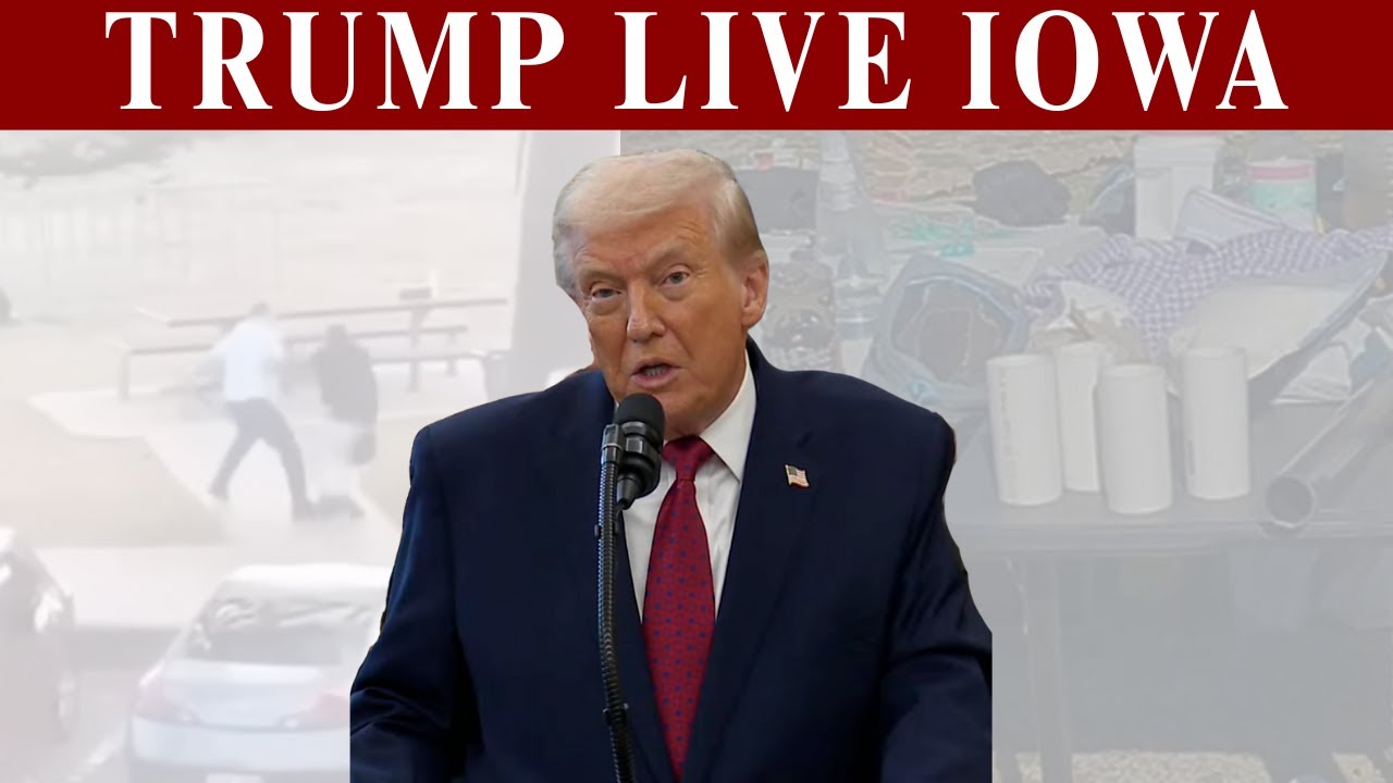 LIVE - Trump To Deliver Remarks in Clive, Iowa - Rep America with Medi