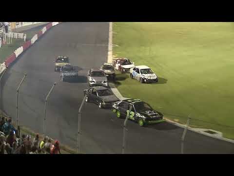 CHAIN RACE AT BOWMAN GRAY WAS OFF THE CHAIN WITH SMASHING, CRASHING AND CARS ALMOST FLIPPING 8-5-23