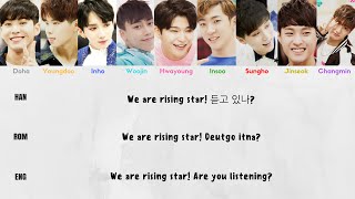 BOYS24 - Rising Star [Color Coded Lyrics - Han/Rom/Eng]