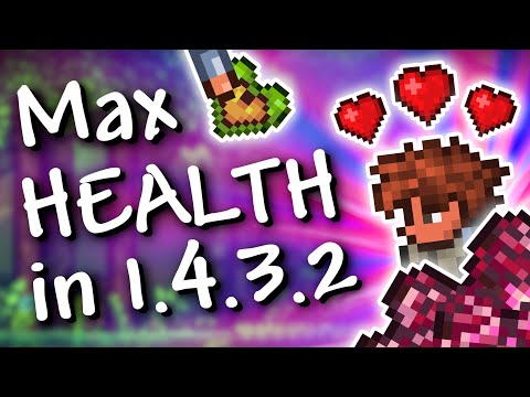 Terraria - 1.4.3.2 Max HEALTH (becoming a Superman!)