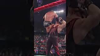 *RARE* Kane chokeslam to Triple H While he DRINKS A BEER