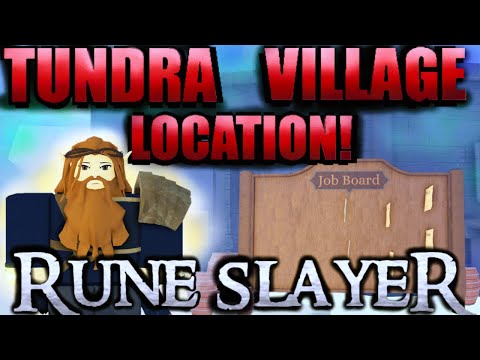 Tundra Village Location! [ Quests,Inn,Merchant, & More ] | Rune Slayer