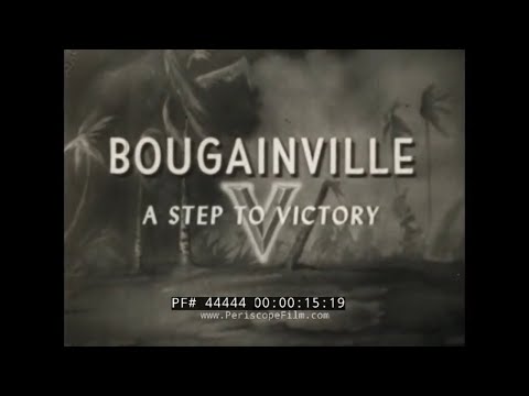 WORLD WAR II  BOUGAINVILLE CAMPAIGN   OPERATION CARTWHEEL  NEWSREEL  1943    44444
