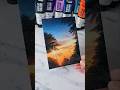 Easy Way To Paint A Sunset Acrylic Painting Ideas For Beginners