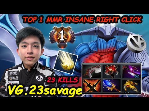 VG 23savage [Sven] 11K MMR Carry INSANE RIGHT CLICK TOP1 Ranked Dota 2 Perspective Pro gameplay