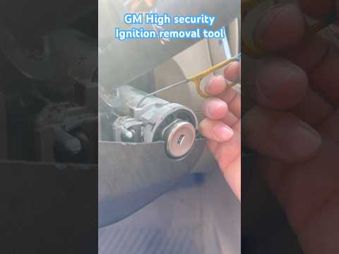 How to remove Chevy ignition without a key #gm#tools#lignition#locksmith#ignition_removal#musthave#