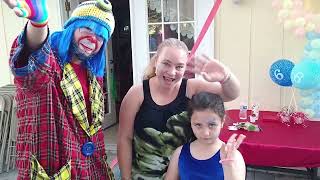 Payaso Pikorete celebrando el Cumpleaños de Isabella en Jacksonville Fl Testimonio Review