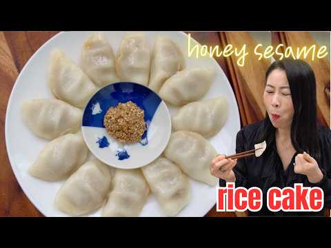 🍯Honey Rice Cakes my grandmother made for me as a kid❗️🇰🇷Korean Rice Cake with Honey Sesame Seeds