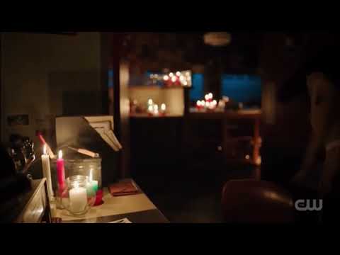 Riverdale 6x12 Tabitha hear same person who called Betty about the bomb Jughead came back with gas.