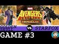 Heroclix Gameplay | Avengers Infinity Sealed Game #3 | Starfox vs Golden Skull!
