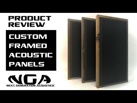 Immagine Custom Framed Acoustic Panels (SET OF 4) 2ft x 1ft x 2.5in - 26