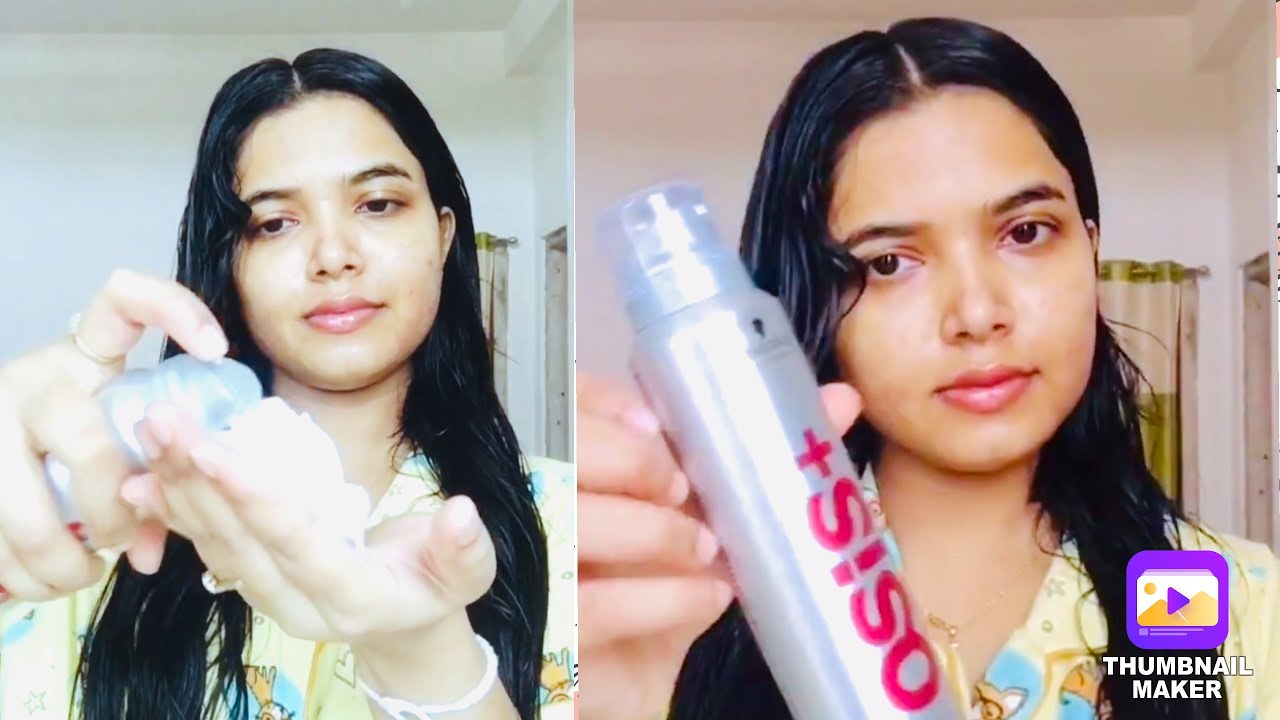 Schwarzkopf Professional OSis+Grip Extreme Hold Mousse Review And Demo |||| Jasmin Begum ||
