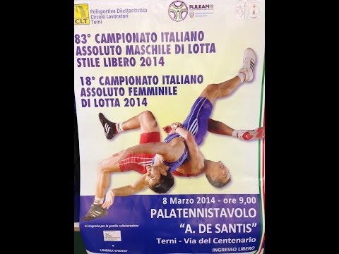 Campionato Italiano di Lotta Stile Libero e Femminile - Terni 2014 - FINALI