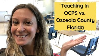 DIFFERENCES TEACHING- Orange County & Osceola County Florida: Salary, Benefits, School Calendar, etc