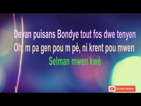 MWEN NAN PLAN BONDYE - LOUTCHINA DECIUS( Lyrics Instrumental by Sunvery Music Haiti