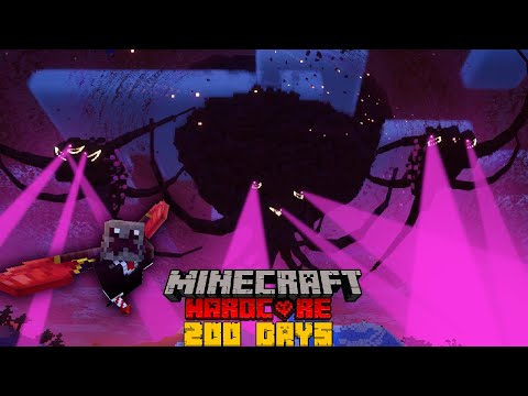 200 Days Minecraft Hardcore with the WITHER STORM