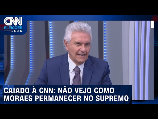 “Não vejo como Moraes permanecer no Supremo”, diz Caiado à CNN | CNN Eleições