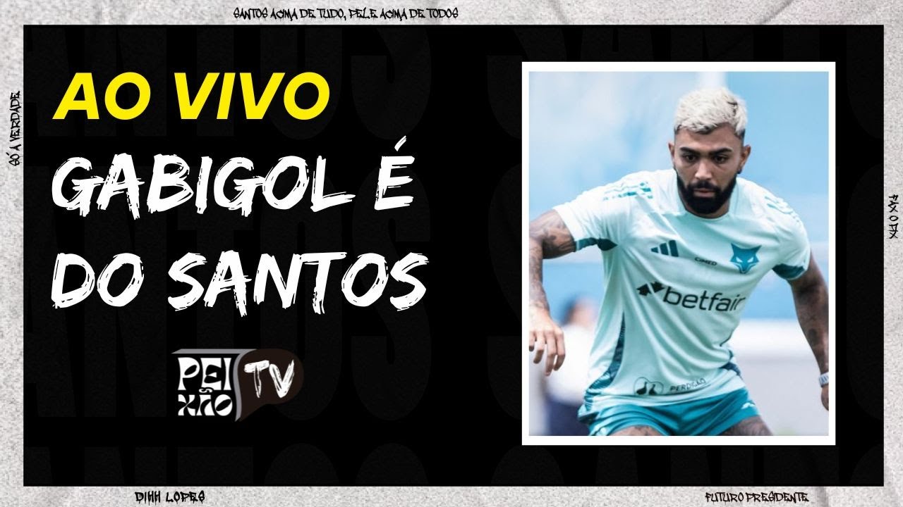 SANTOS SE ACERTA COM O CRUZEIRO E DEVE ANUNCIAR GABIGOL NO DIA 5
