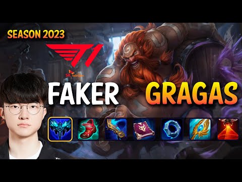 T1 Faker GRAGAS vs IRELIA Mid - KR Ranked